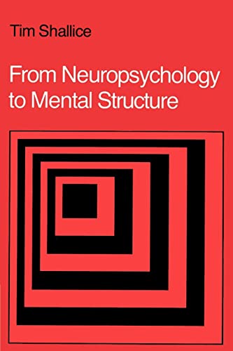 Stock image for From Neuropsychology to Mental Structure for sale by ThriftBooks-Atlanta