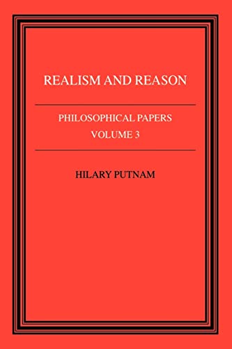 9780521313940: Philosophical Papers v3: Volume 3, Realism and Reason