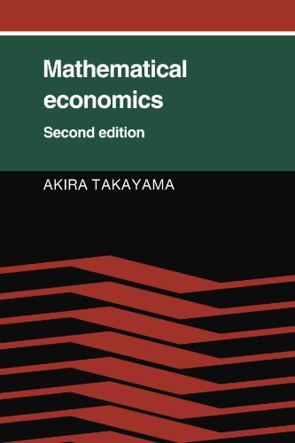 9780521314985: Mathematical Economics