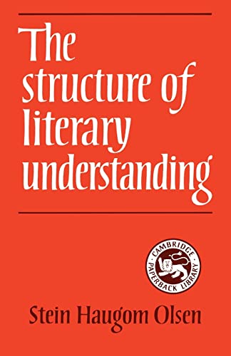 Beispielbild fr The Structure of Literary Understanding zum Verkauf von Merandja Books