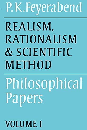 Imagen de archivo de Realism, Rationalism and Scientific Method: Volume 1: Philosophical Papers (Philosophical Papers (Cambridge)) a la venta por HPB-Red