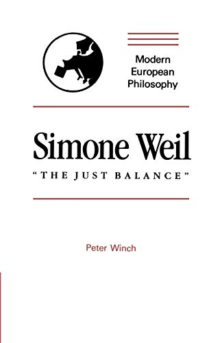 9780521317436: Simone Weil The Just Balance