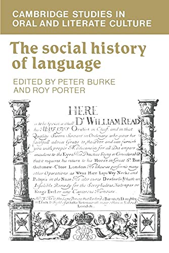 9780521317634: The Social History of Language