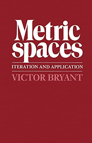 Stock image for Metric Spaces: Iteration and Application for sale by Chiron Media