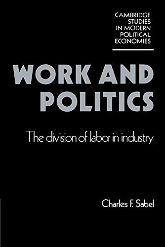 Stock image for WORK AND POLITICS: THE DIVISION OF LABOR IN INDUSTRY for sale by Black Swan Books, Inc.