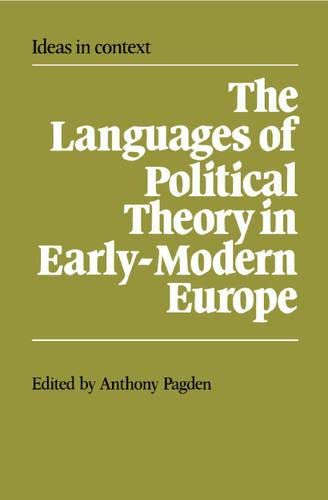 9780521320870: The Languages of Political Theory in Early-Modern Europe