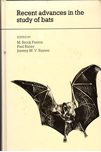 Imagen de archivo de Recent Advances in the Study of Bats a la venta por Anybook.com