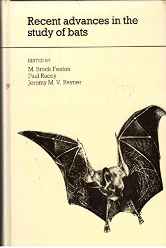 Stock image for Recent Advances in the Study of Bats for sale by Anybook.com