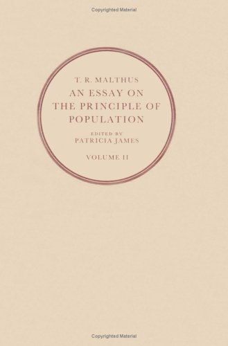 An Essay on the Principle of Population (T. R. Malthus) - 2 volume set