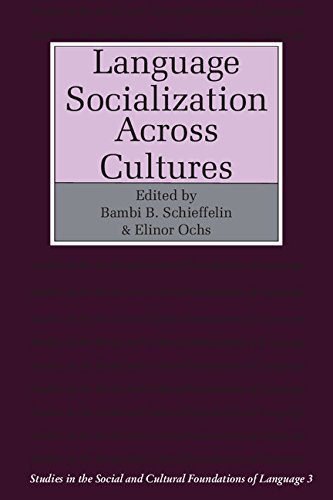 Beispielbild fr Language Socialization across Cultures (Studies in the Social and Cultural Foundations of Language, Series Number 3) zum Verkauf von HPB-Red