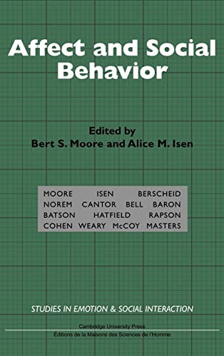 Beispielbild fr Affect and Social Behavior - 1st Edition/1st Printing zum Verkauf von Books Tell You Why  -  ABAA/ILAB
