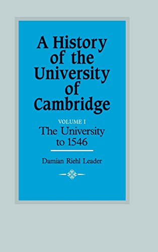 A History of the University of Cambridge - Damian Riehl Leader