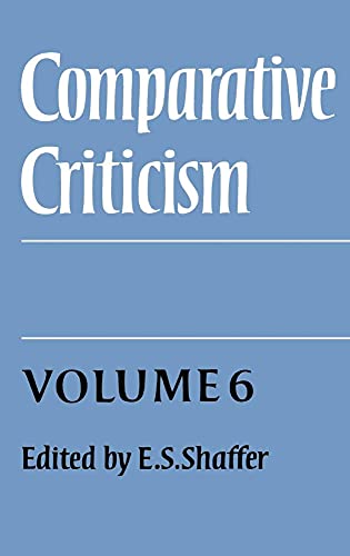 9780521332002: Comparative Criticism: Volume 6, Translation in Theory and Practice