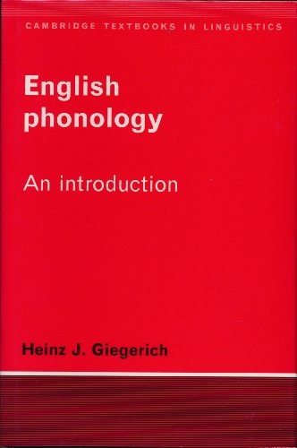 9780521333030: English Phonology: An Introduction