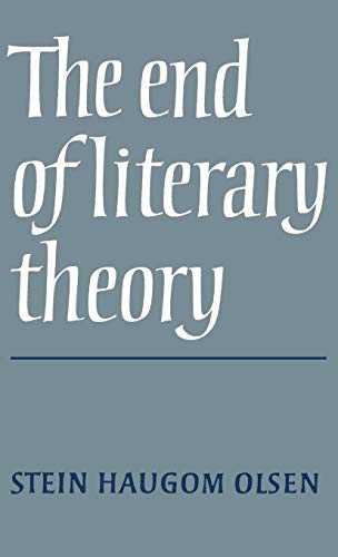 Beispielbild fr The End of Literary Theory zum Verkauf von Grey Matter Books