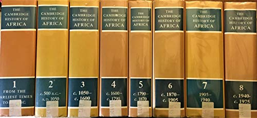 Beispielbild fr The Cambridge History of Africa 8 Volume Hardback Set (8 Hardback books) zum Verkauf von Revaluation Books