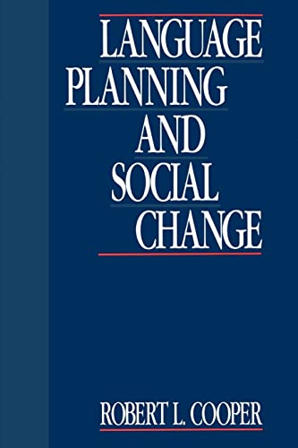 Beispielbild fr Language Planning and Social Change zum Verkauf von Buchpark