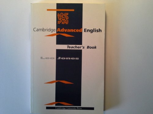 Beispielbild fr Cambridge Advanced English Teacher's book zum Verkauf von WorldofBooks