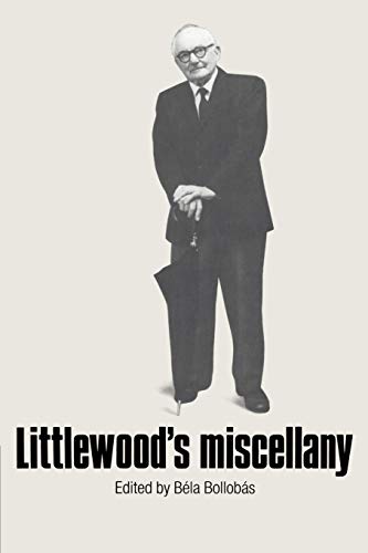 Imagen de archivo de Littlewood's Miscellany a la venta por ThriftBooks-Atlanta