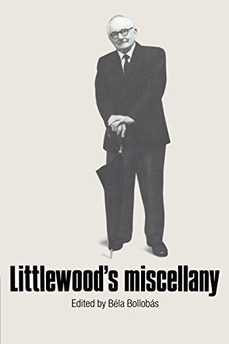 Littlewoods Miscellany - John E. Littlewood