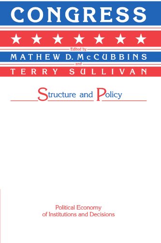 Imagen de archivo de Congress: Structure and Policy (Political Economy of Institutions and Decisions) a la venta por Dunaway Books