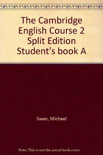 Imagen de archivo de The Cambridge English Course 2 Split Edition Student's book A a la venta por Goldstone Books