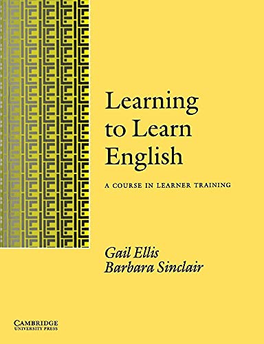 Stock image for Learning to Learn English Learner's Book : A Course in Learner Training for sale by Better World Books