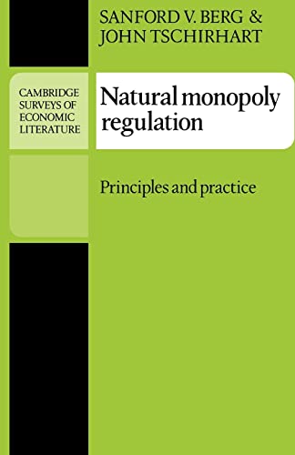 9780521338936: Natural Monopoly Regulation Paperback: Principles and Practice: 0 (Cambridge Surveys of Economic Literature)