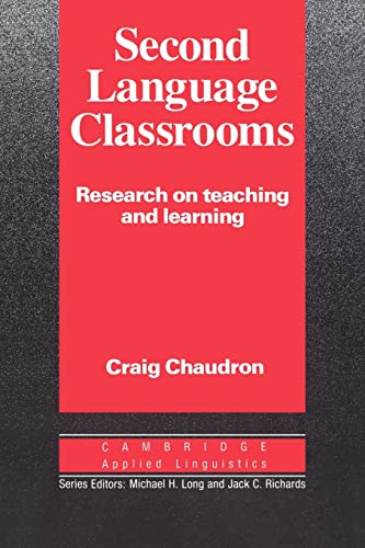 Beispielbild fr Second Language Classrooms : Research on Teaching and Learning zum Verkauf von Better World Books