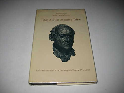 Imagen de archivo de Paul Adrien Maurice Dirac: Reminiscences about a Great Physicist a la venta por ThriftBooks-Atlanta