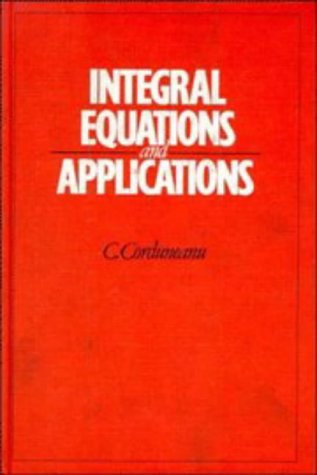 Imagen de archivo de Integral Equations and Applications a la venta por HPB-Red