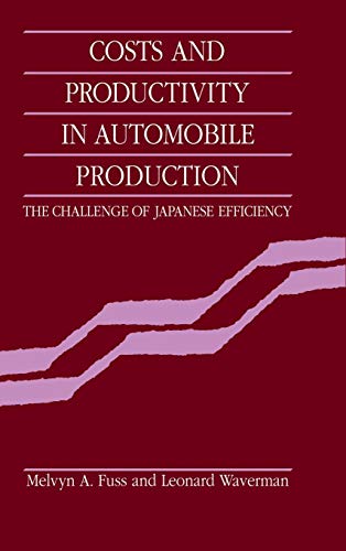 9780521341417: Costs And Productivity In Automobile Production: The Challenge of Japanese Efficiency