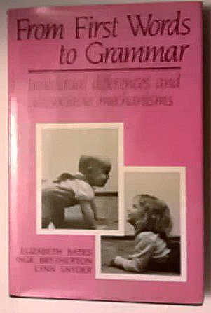 9780521341424: From First Words to Grammar: Individual Differences and Dissociable Mechanisms