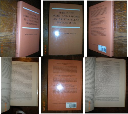 Imagen de archivo de Substance, Form, and Psyche: An Aristotelean Metaphysics a la venta por Zubal-Books, Since 1961