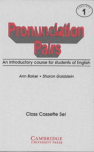 9780521341677: Pronunciation Pairs Cassettes: An Introductory Course for Students of English