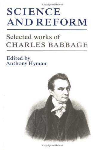 9780521343114: Science and Reform: Selected Works of Charles Babbage