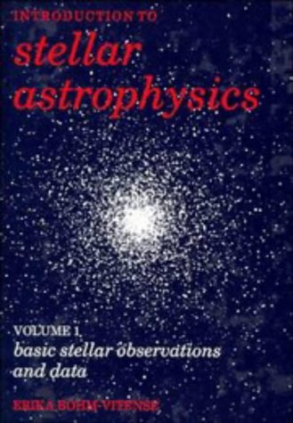 9780521344029: Introduction to Stellar Astrophysics: Volume 1, Basic Stellar Observations and Data