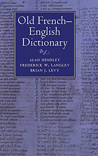 9780521345644: Old French-English Dictionary