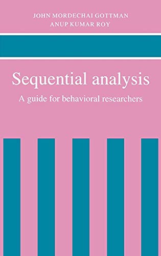 9780521346658: Sequential Analysis Hardback: A Guide for Behavioral Researchers