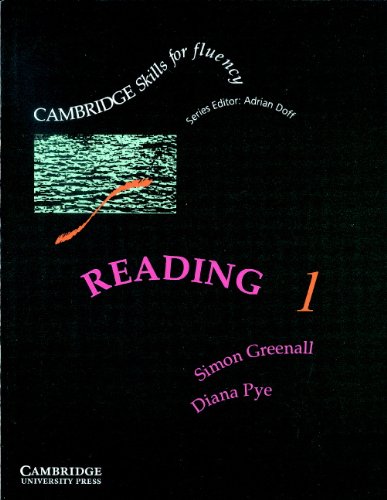 Beispielbild fr Reading 1 Students book: Pre-intermediate: Pre-intermediate Level 1 (Cambridge Skills for Fluency) zum Verkauf von Reuseabook