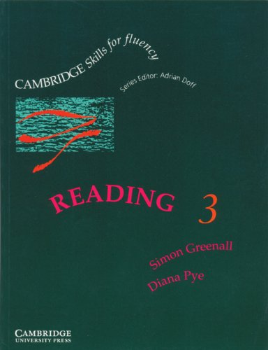 Imagen de archivo de Reading 3 Students book: Upper-intermediate: Upper-intermediate Level 3 (Cambridge Skills for Fluency) a la venta por Reuseabook