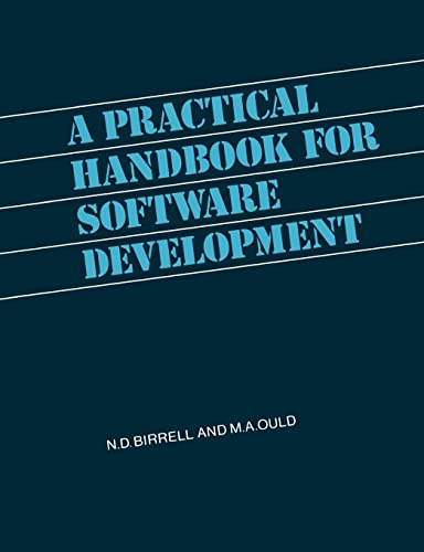 9780521347921: A Practical Handbook for Software Development