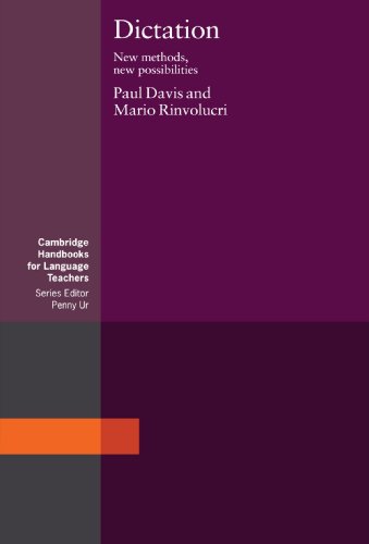 Imagen de archivo de Dictation: New Methods, New Possibilities (Cambridge Handbooks for Language Teachers) a la venta por AwesomeBooks