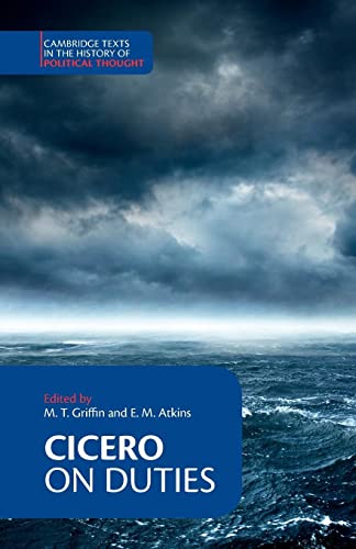 Beispielbild fr Cicero: On Duties (Cambridge Texts in the History of Political Thought) zum Verkauf von SecondSale