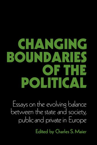 Stock image for Changing Boundaries of the Political : Essays on the Evolving Balance Between the State and Society, Public and Private in Europe for sale by Better World Books: West