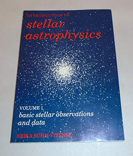 9780521348690: Introduction to Stellar Astrophysics: Volume 1, Basic Stellar Observations and Data Paperback: 001