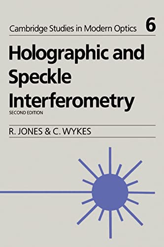 Imagen de archivo de Holographic and Speckle Interferometry a la venta por Better World Books