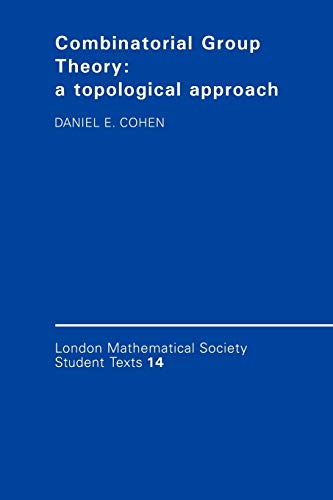 Imagen de archivo de Combinatorial Group Theory: A Topological Approach a la venta por Mythos Center Books