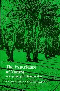 9780521349390: The Experience of Nature: A Psychological Perspective