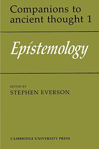 Stock image for Epistemology for sale by Daedalus Books